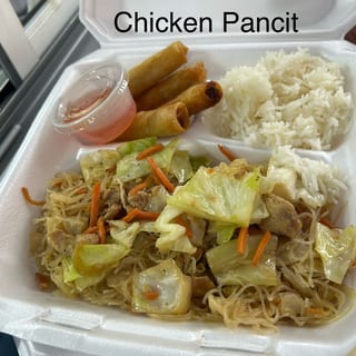 Chicken, Pancit Meal